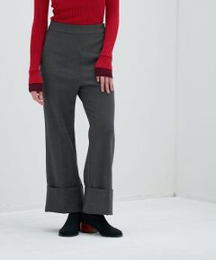 LANVIN en Bleu / ランバン オン ブルー その他パンツ | センタープレスロールアップパンツ