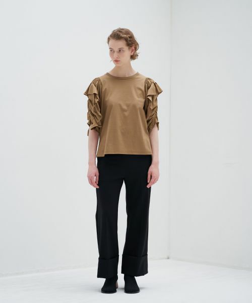 LANVIN en Bleu / ランバン オン ブルー その他パンツ | センタープレスロールアップパンツ | 詳細4