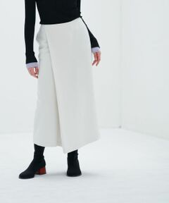 LANVIN en Bleu / ランバン オン ブルー ロング・マキシ丈スカート | ライトダブルクロスＩラインスカート