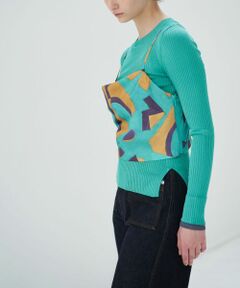 LANVIN en Bleu / ランバン オン ブルー シャツ・ブラウス | アートプリントキャミソールトップス