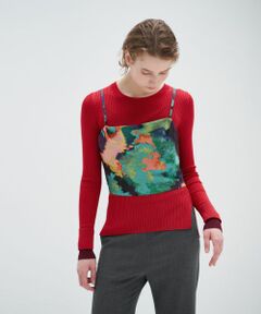 LANVIN en Bleu / ランバン オン ブルー シャツ・ブラウス | アートプリントキャミソールトップス