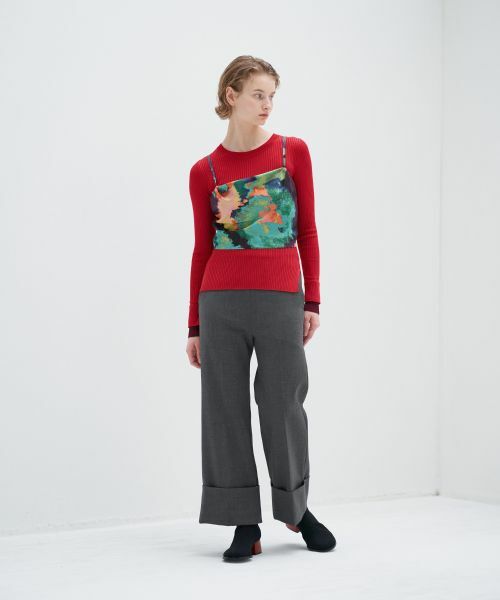 LANVIN en Bleu / ランバン オン ブルー シャツ・ブラウス | アートプリントキャミソールトップス | 詳細1