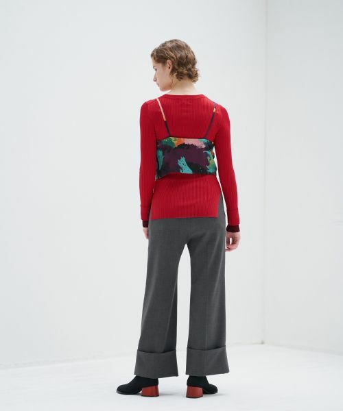 LANVIN en Bleu / ランバン オン ブルー シャツ・ブラウス | アートプリントキャミソールトップス | 詳細2