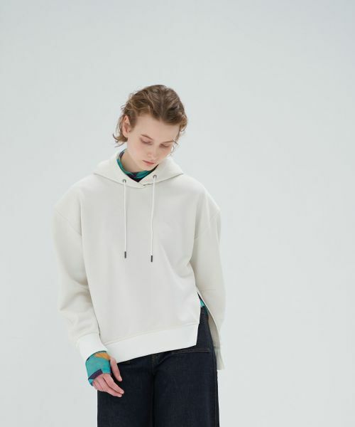 LANVIN en Bleu / ランバン オン ブルー Tシャツ | バックオープンフーディー | 詳細5