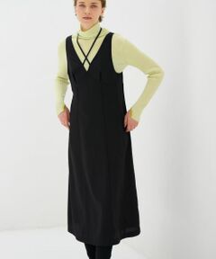 LANVIN en Bleu / ランバン オン ブルー ドレス | メランジウールキャミソールワンピース