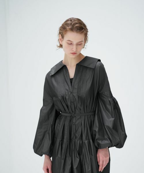 LANVIN en Bleu / ランバン オン ブルー ドレス | タフタバルーンワンピース | 詳細2