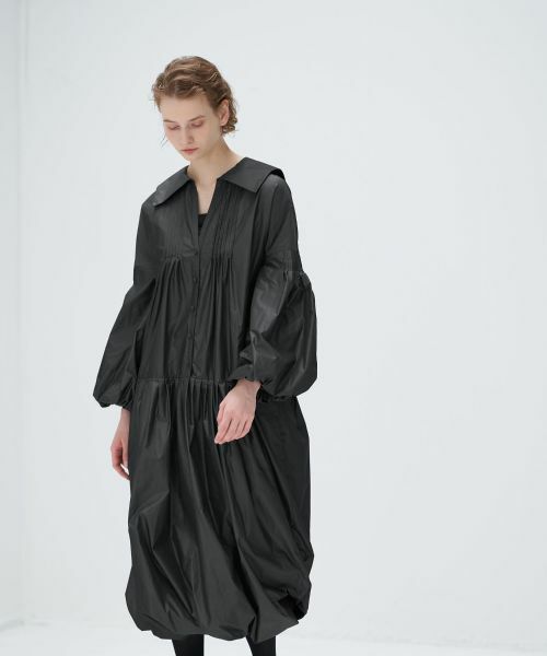 LANVIN en Bleu / ランバン オン ブルー ドレス | タフタバルーンワンピース | 詳細3