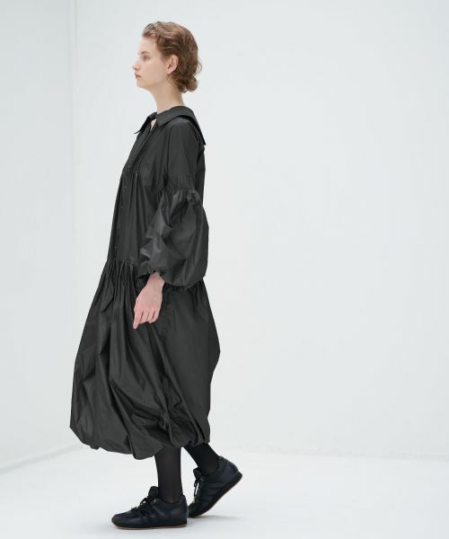 LANVIN en Bleu / ランバン オン ブルー ドレス | タフタバルーンワンピース | 詳細5