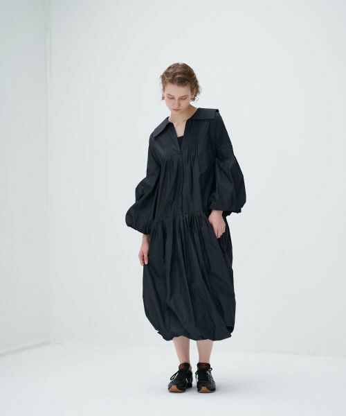 LANVIN en Bleu / ランバン オン ブルー ドレス | タフタバルーンワンピース | 詳細6