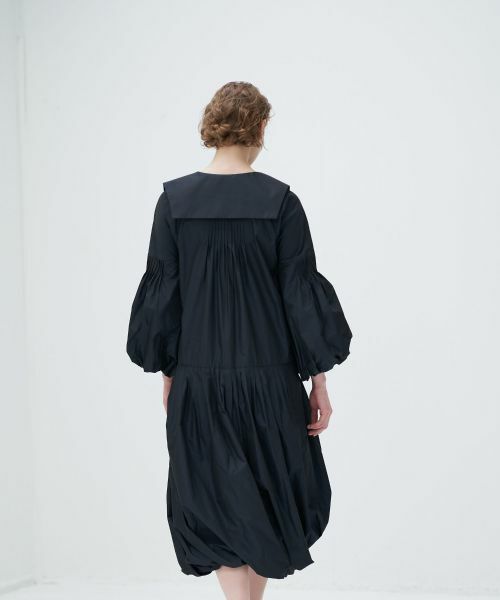 LANVIN en Bleu / ランバン オン ブルー ドレス | タフタバルーンワンピース | 詳細7