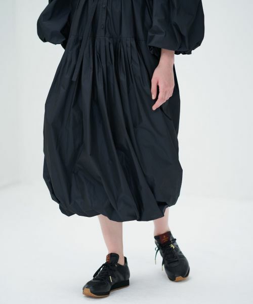 LANVIN en Bleu / ランバン オン ブルー ドレス | タフタバルーンワンピース | 詳細9