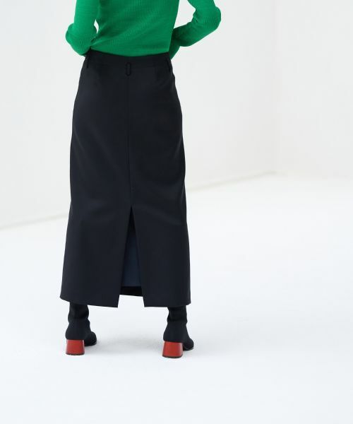 LANVIN en Bleu / ランバン オン ブルー ロング・マキシ丈スカート | 【セットアップ対応商品】スリットタイトスカート | 詳細2