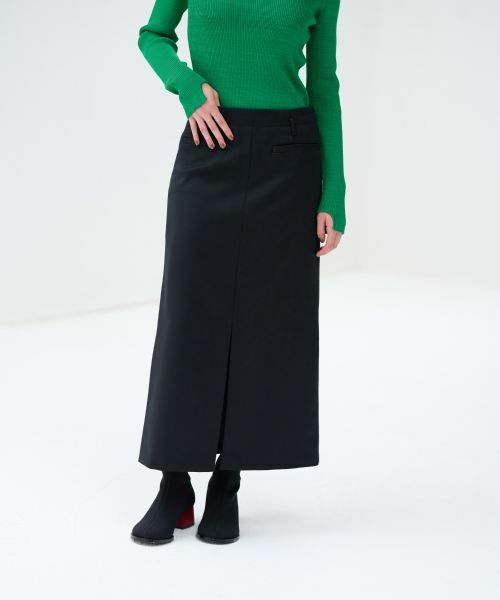 LANVIN en Bleu / ランバン オン ブルー ロング・マキシ丈スカート | 【セットアップ対応商品】スリットタイトスカート | 詳細4