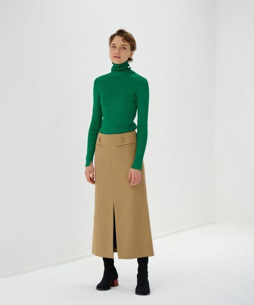 LANVIN en Bleu / ランバン オン ブルー ロング・マキシ丈スカート | 【セットアップ対応商品】スリットタイトスカート | 詳細5