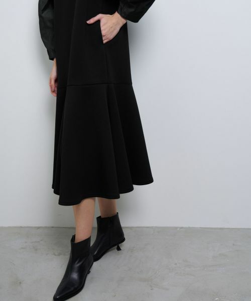 LANVIN en Bleu / ランバン オン ブルー ドレス | タフタスリーブコンビワンピース | 詳細13