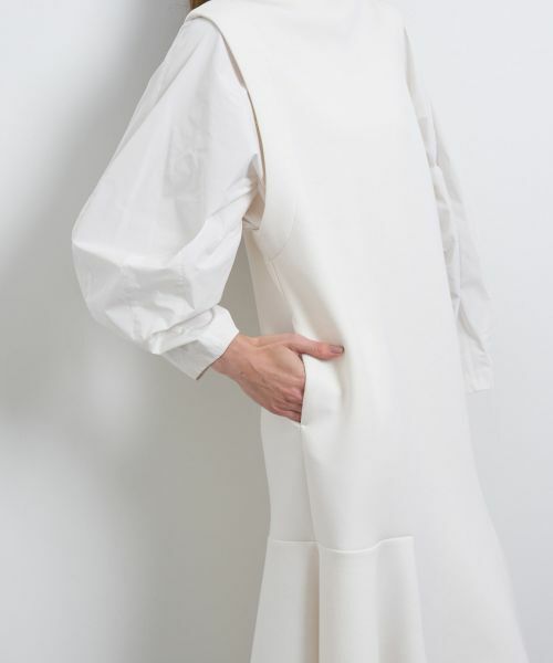 タフタスリーブコンビワンピース （ドレス）｜LANVIN en Bleu