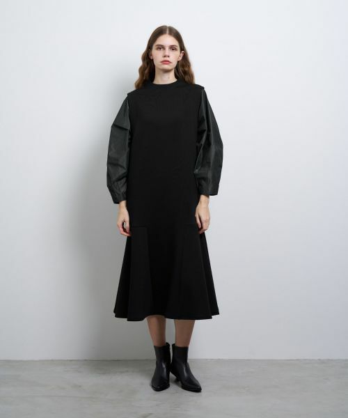 セール】 タフタスリーブコンビワンピース （ドレス）｜LANVIN