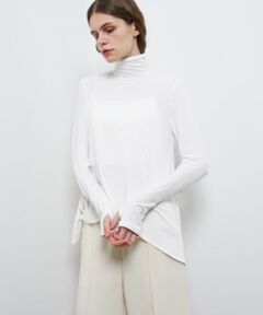 LANVIN en Bleu / ランバン オン ブルー Tシャツ | アシンメカーブヘムカットソー