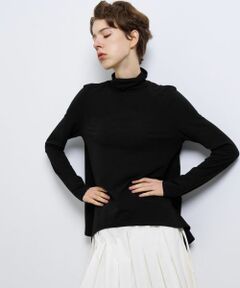 LANVIN en Bleu / ランバン オン ブルー Tシャツ | アシンメカーブヘムカットソー