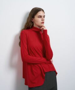 LANVIN en Bleu / ランバン オン ブルー Tシャツ | アシンメカーブヘムカットソー