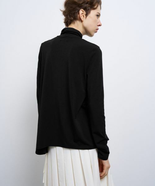 LANVIN en Bleu / ランバン オン ブルー Tシャツ | アシンメカーブヘムカットソー | 詳細20