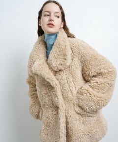 ランバンオンブルー　ウールコート　ファー付き 2025年最新】LANVIN en Bleu 毛皮・ファーコートの人気アイテム