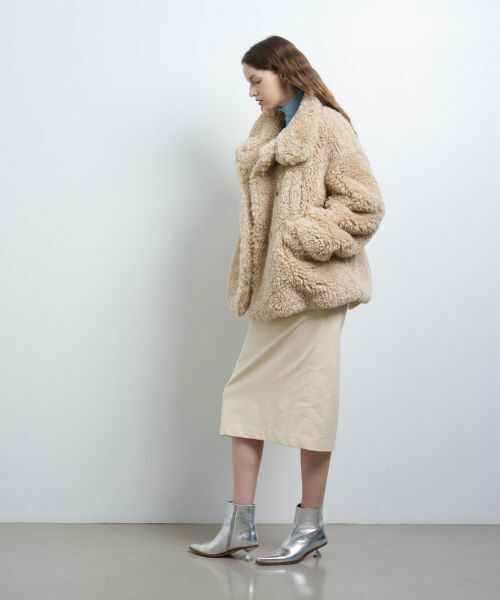 LANVIN en Bleu / ランバン オン ブルー その他アウター | フェイクファーコート | 詳細1