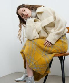 LANVIN en Bleu / ランバン オン ブルー テーラードジャケット | ボアショートブルゾン