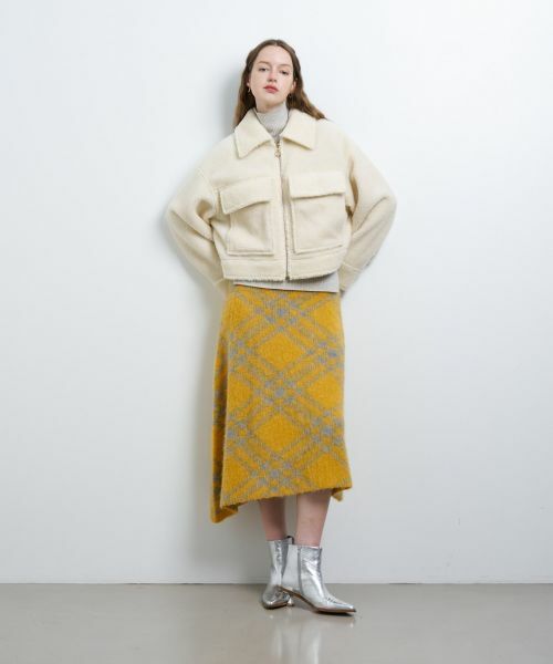 LANVIN en Bleu / ランバン オン ブルー テーラードジャケット | ボアショートブルゾン | 詳細1