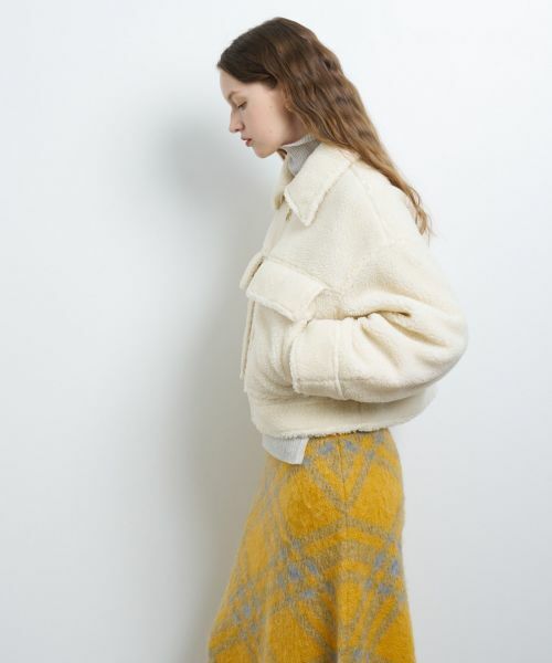 LANVIN en Bleu / ランバン オン ブルー テーラードジャケット | ボアショートブルゾン | 詳細7