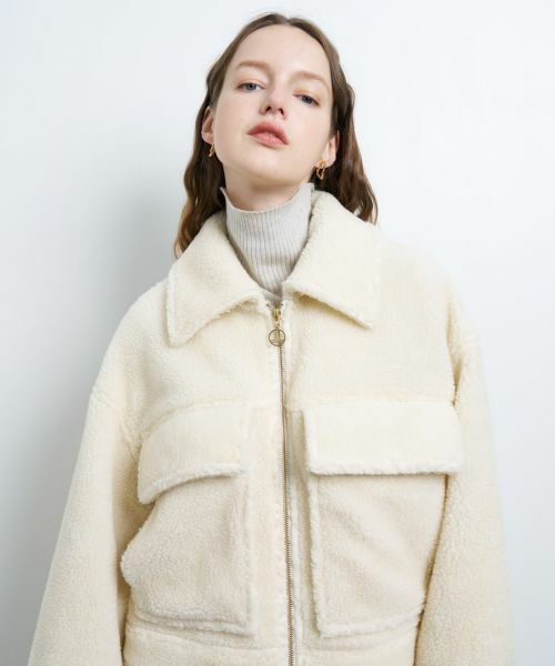 LANVIN en Bleu / ランバン オン ブルー テーラードジャケット | ボアショートブルゾン | 詳細9