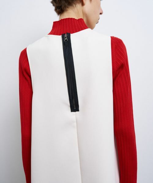 LANVIN en Bleu / ランバン オン ブルー ドレス | トリプルクロスジャンスカワンピース | 詳細10