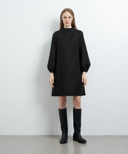 LANVIN en Bleu / ランバン オン ブルー ドレス | ボトルネックコクーンスリーブワンピース | 詳細1