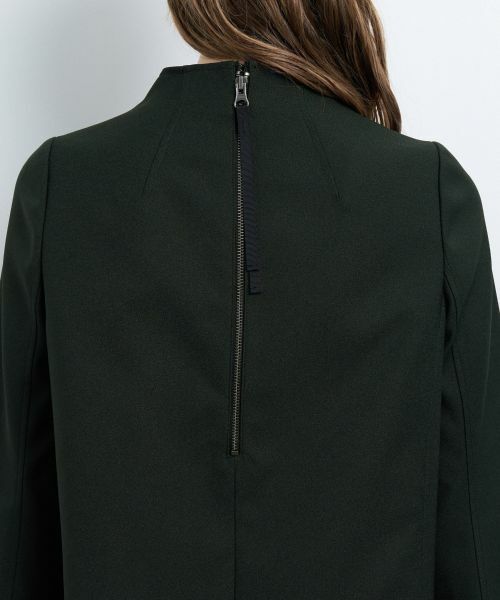 LANVIN en Bleu / ランバン オン ブルー ドレス | ボトルネックコクーンスリーブワンピース | 詳細14