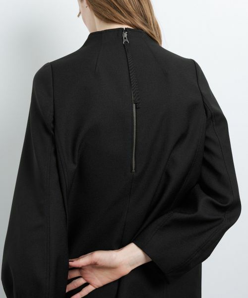 LANVIN en Bleu / ランバン オン ブルー ドレス | ボトルネックコクーンスリーブワンピース | 詳細7