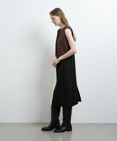 LANVIN en Bleu / ランバン オン ブルー ドレス | カラーブロックワンピース | 詳細2