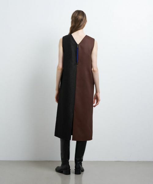 LANVIN en Bleu / ランバン オン ブルー ドレス | カラーブロックワンピース | 詳細3