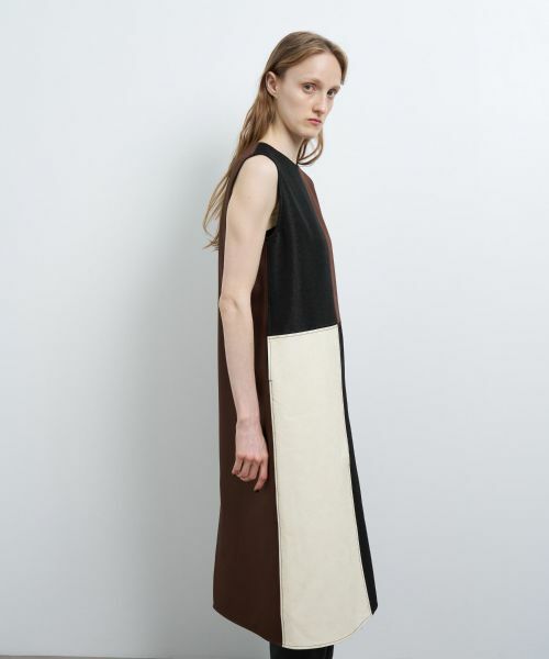 LANVIN en Bleu / ランバン オン ブルー ドレス | カラーブロックワンピース | 詳細4