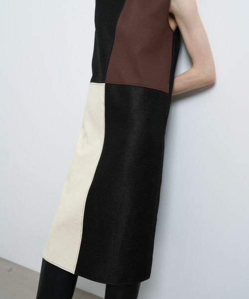 LANVIN en Bleu / ランバン オン ブルー ドレス | カラーブロックワンピース | 詳細7