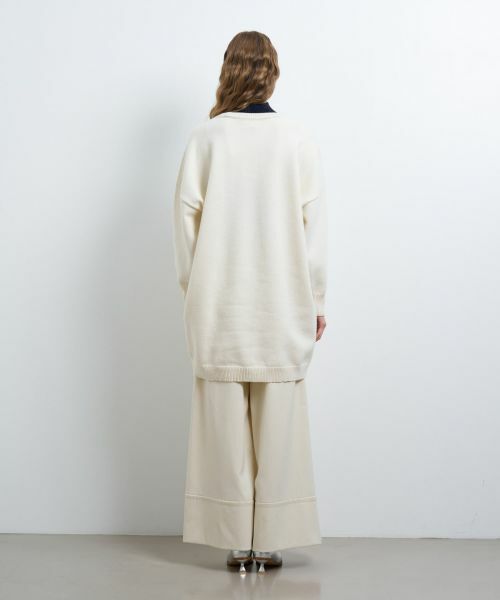 LANVIN en Bleu / ランバン オン ブルー ドレス | レイヤーネックチュニックワンピース | 詳細13