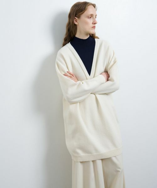 LANVIN en Bleu / ランバン オン ブルー ドレス | レイヤーネックチュニックワンピース | 詳細15