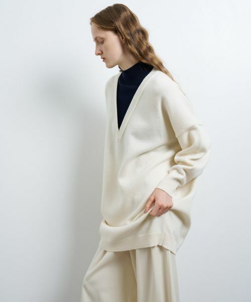 LANVIN en Bleu / ランバン オン ブルー ドレス | レイヤーネックチュニックワンピース | 詳細16