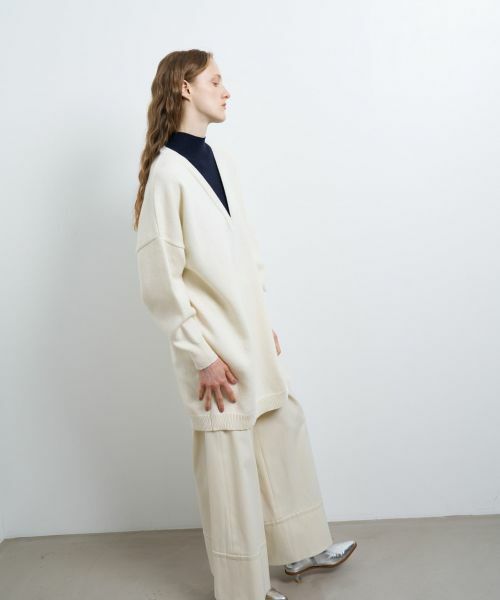 LANVIN en Bleu / ランバン オン ブルー ドレス | レイヤーネックチュニックワンピース | 詳細17