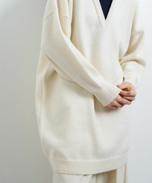 LANVIN en Bleu / ランバン オン ブルー ドレス | レイヤーネックチュニックワンピース | 詳細19