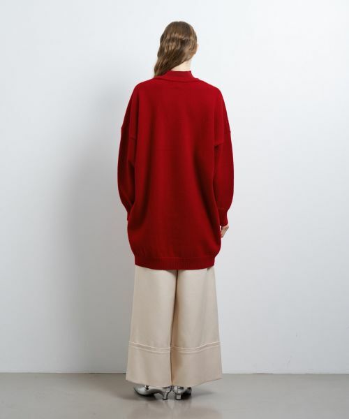 LANVIN en Bleu / ランバン オン ブルー ドレス | レイヤーネックチュニックワンピース | 詳細22