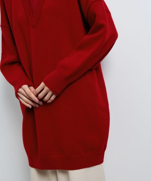 LANVIN en Bleu / ランバン オン ブルー ドレス | レイヤーネックチュニックワンピース | 詳細27