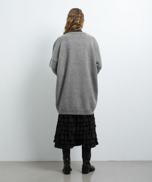 LANVIN en Bleu / ランバン オン ブルー ドレス | レイヤーネックチュニックワンピース | 詳細3