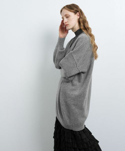 LANVIN en Bleu / ランバン オン ブルー ドレス | レイヤーネックチュニックワンピース | 詳細5