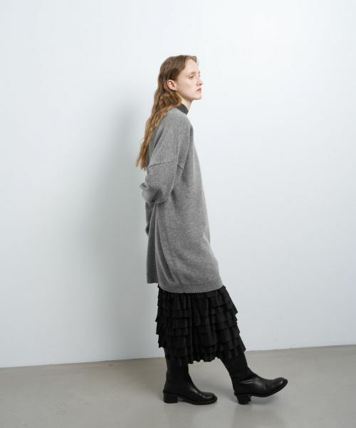 LANVIN en Bleu / ランバン オン ブルー ドレス | レイヤーネックチュニックワンピース | 詳細7