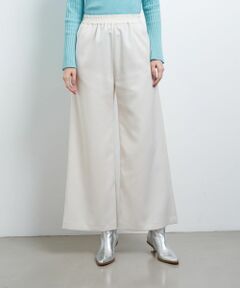 LANVIN en Bleu / ランバン オン ブルー その他パンツ | ウールカルゼゴムワイドパンツ